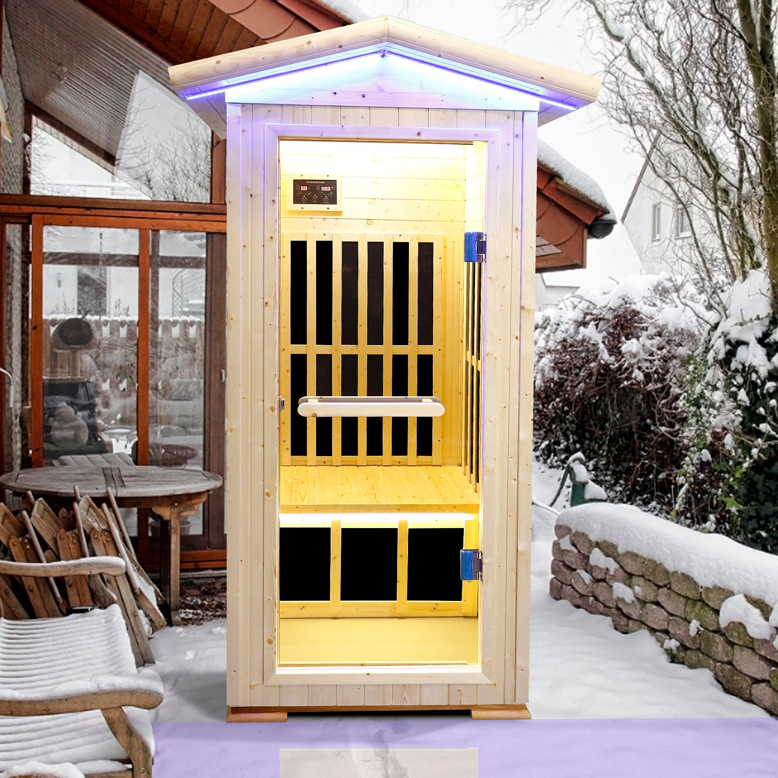 Single Person Spruce Far Infrared Sauna