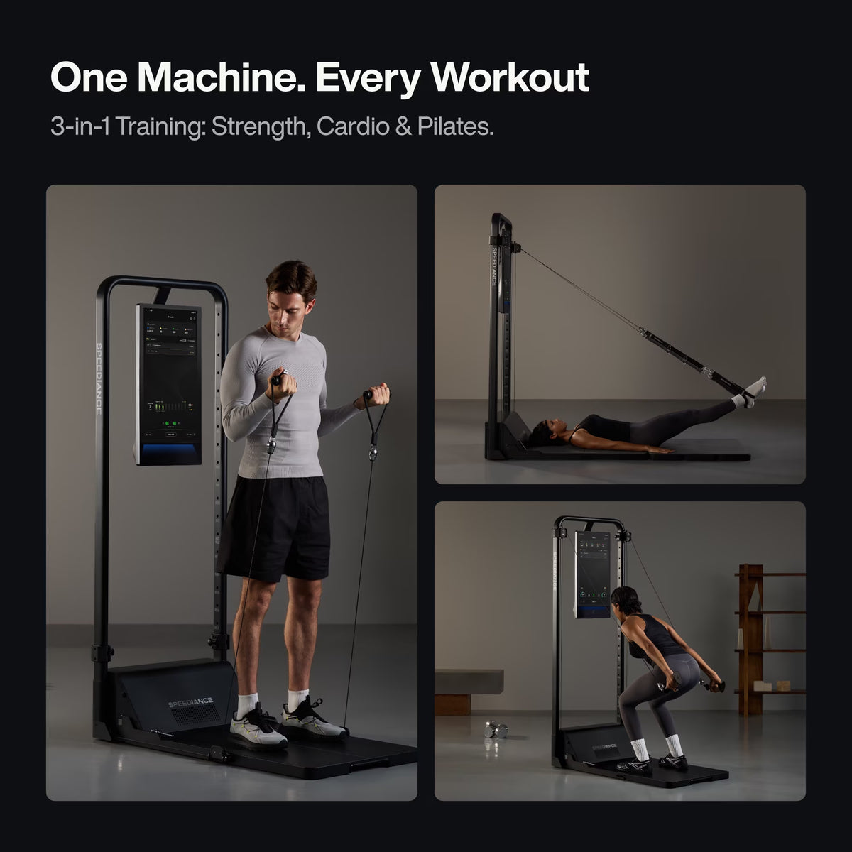Gym Monster 3S Core, All-In-One Smart Home Gym for Full-Body Workouts