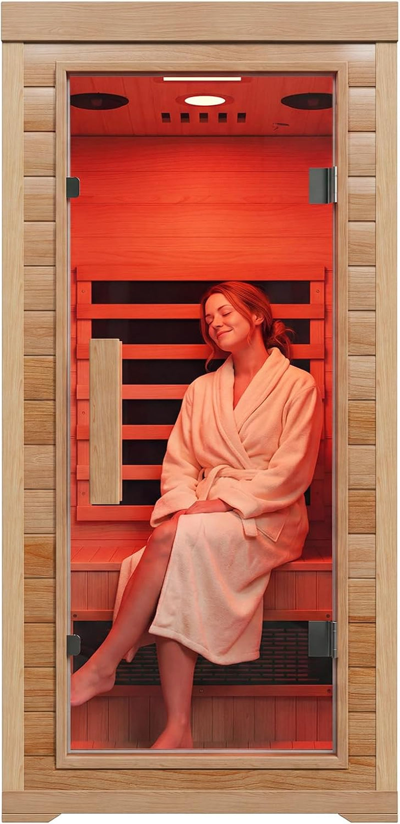 1 Person Full Spectrum Infrared Sauna, Home Sauna